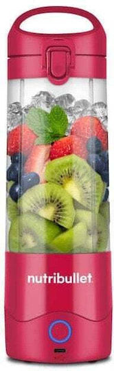 NutriBullet Μπλέντερ με Κανάτα Tritan 475 ml 7.4V Magenta NBP003MA