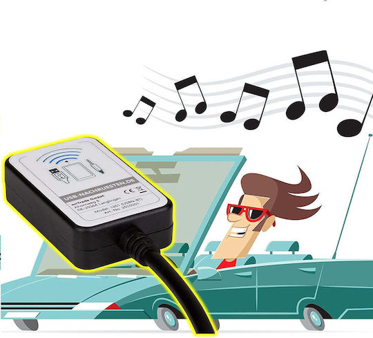 Adaptor Bluetooth pentru Radio Vag Conexiune Quadlock Compatibil Volkswagen Audi Seat Skoda Calitate Sunet Automată Conexiune Smartphone Instalare Ușoară