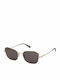 Zadig & Voltaire Women's Sunglasses with Brown Metal Frame and Brown Lens
