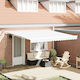 vidaXL Awning fabric White 3x4m