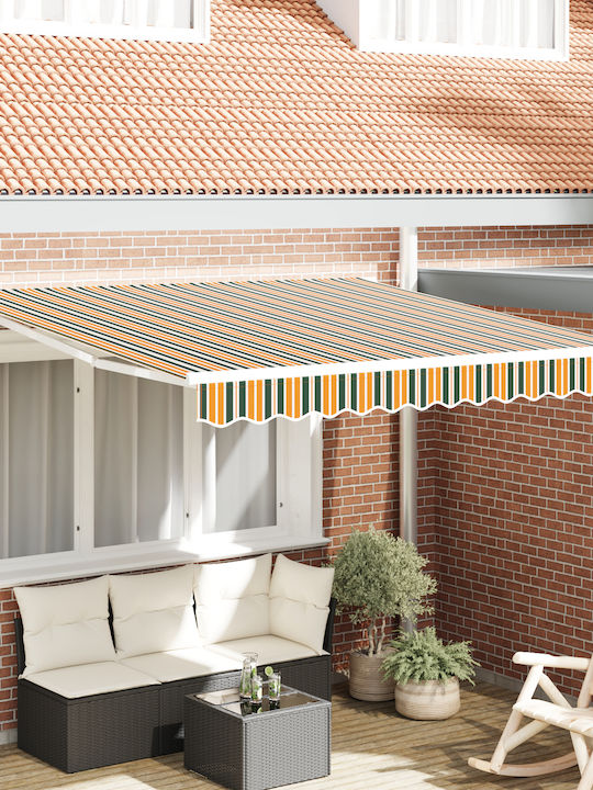vidaXL Τέντα Βεράντας Πράσινη 3x2.5m