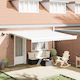 vidaXL Awning fabric White