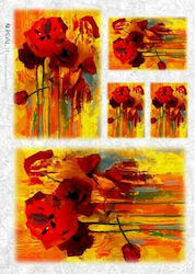 Hârtie de Orez Kalit Decoupage 32x45cm