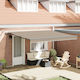 vidaXL Awning fabric Beige 3.5x4m