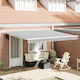 vidaXL Awning fabric Green 3x4m