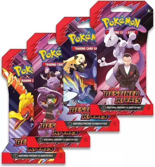 Pokemon TCG Scharlach & Violett 10 Schicksalhafte Rivalen Gesleeved Booster