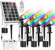 Set 6 Lămpi Solare RGB cu Telecomandă IP66