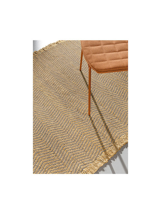 Guy Laroche Zigk Zagk Rug Rectangular Taupe