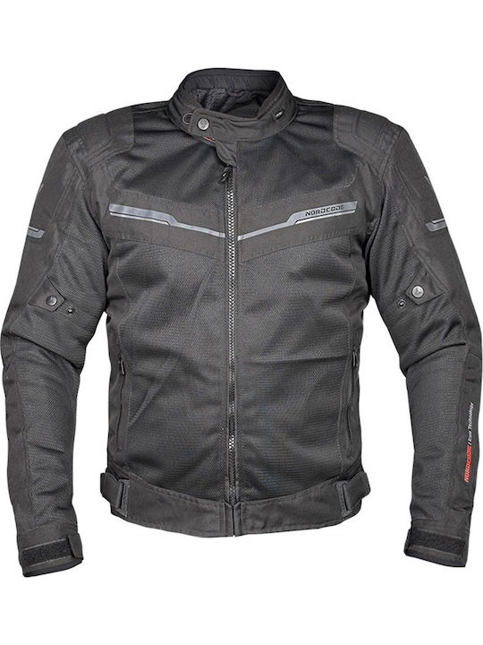 Nordcode Escape Bărbătesc Geacă de motocicletă Cordura Negru