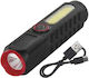 Emos Rechargeable Flashlight LED with Maximum Brightness 120lm