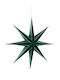 Christmas Hanging Foldable Star Green Gold 40cm 157.001.0138.75