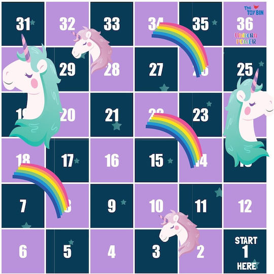 Επιτραπέζιο Παιχνίδι Unicorn Power The Toy Bin