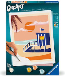 Ravensburger Creart Set De Colorat Paint By Numbers Adulți Cabana De Plajă Ravensburger Creart Set De Colorat Paint By Numbers Adulți Cabana De Plajă