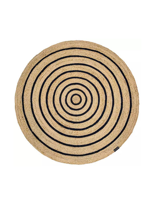 Guy Laroche Maya Rug Round Summer Wicker Natural