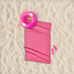 Whitegg Πετσέτα Microfiber Σώματος Ροζ