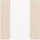 Party Napkins "Natural Bandol Stripe" 12.5x12.5 Cm Caspari 20 Pieces