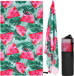 Husă Pentru Prosoape De Plajă Cu Uscare Rapidă 90x180cm Model Pepene Verde