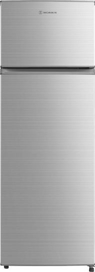 Morris Double Door Refrigerator 235lt H159xW55xD55cm Inox T72235ETS