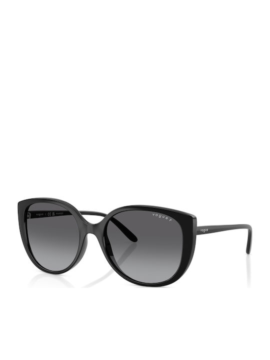 Vogue Ochelari De Soare Pentru Femei Cu Ramă Neagră Din Plastic Și Lentile Polarized Gri VO5623S W44/T3