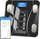 Smart Cântar de Baie 180kg cu Bluetooth Negru