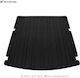 Rubber Boot Mat Trunk Compatible Kia Stonic 2021-Present Non-Slip and Durable