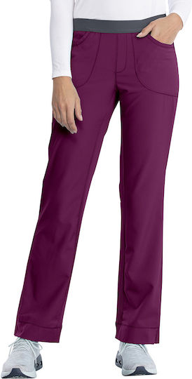 Cherokee Medizinische Hosen Burgundisch
