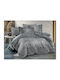 MayHome Bettdecken-Set Einzelbett 160x240cm Geometric 2Stück 350 GSMGsm