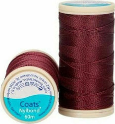 Naylon Κλωστη Ραψιμο Coats Nylbond Μπορντω