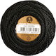Embroidery Thread Kouvráki Madame Tricote Coton Perle No8 Cotton Black 9999 80m