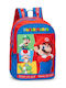 Student Backpack Super Mario Red Blue