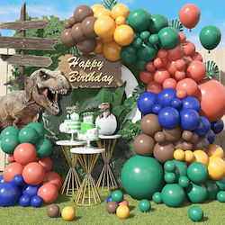 Ballonbogen-Set Bunte Partydekorationen Verschiedene Farben Größen 92 Stück Ballon-Band Klebepunkte