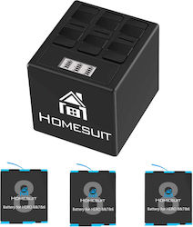 Set 3 Baterii de 1500 Mah Pentru Gopro Hero 8 Hero 7 Hero 6 Stație de Încărcare 3 Sloturi Indicator LCD Cablu USB Port USB C Compatibil Gopro Hero 8 Black Hero 7 Black Hero 6 Black Set 3 Baterii de 1500 Mah Pentru Gopro Hero 8 Hero 7 Hero 6 Stație de Încărcare 3 Sloturi Indicator LCD Cablu USB Port USB C Compatibil Gopro Hero 8 Black Hero 7 Black Hero 6 Black