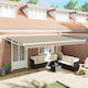 vidaXL Awning fabric Beige 3x5m