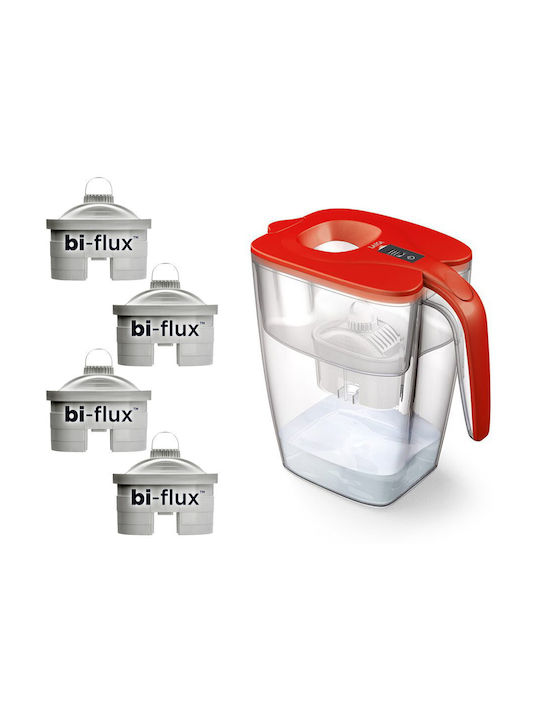 Laica Cană de Servire Metal cu 4 Filtre de Schimb 3700ml 1buc