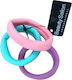 Beauty Salon Hair Scrunchies Multicolour Set 3 Pieces