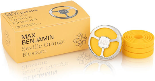 Max Benjamin Car Refill Air Freshener Can Air Vent Orange