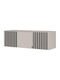 LH Home Furniture Rectangular Loft Closet made of Particleboard Sand White 155x50x9.5cm P_NLL_24tp_3D_Kz 1pcs
