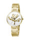 Strand by Obaku Women's Watch with Gold Metal Bracelet