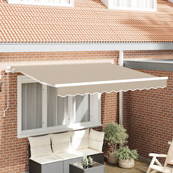 vidaXL Awning Fabric Beige 3.5x2.5m vidaXL Awning Fabric Beige 3.5x2.5m