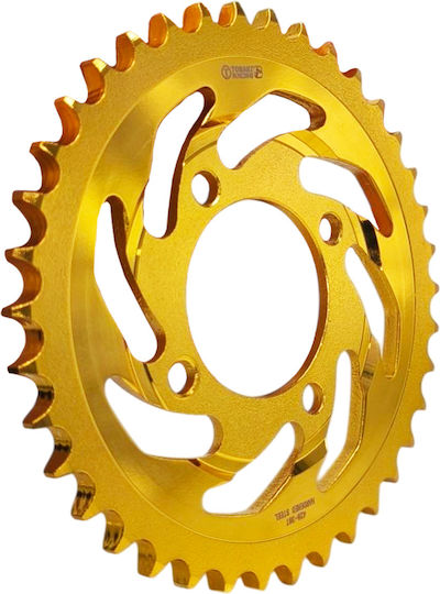 Rear Wheel Sprocket Reinforced Steel Racing 428 38T Honda Astrea Tobaki Gold
