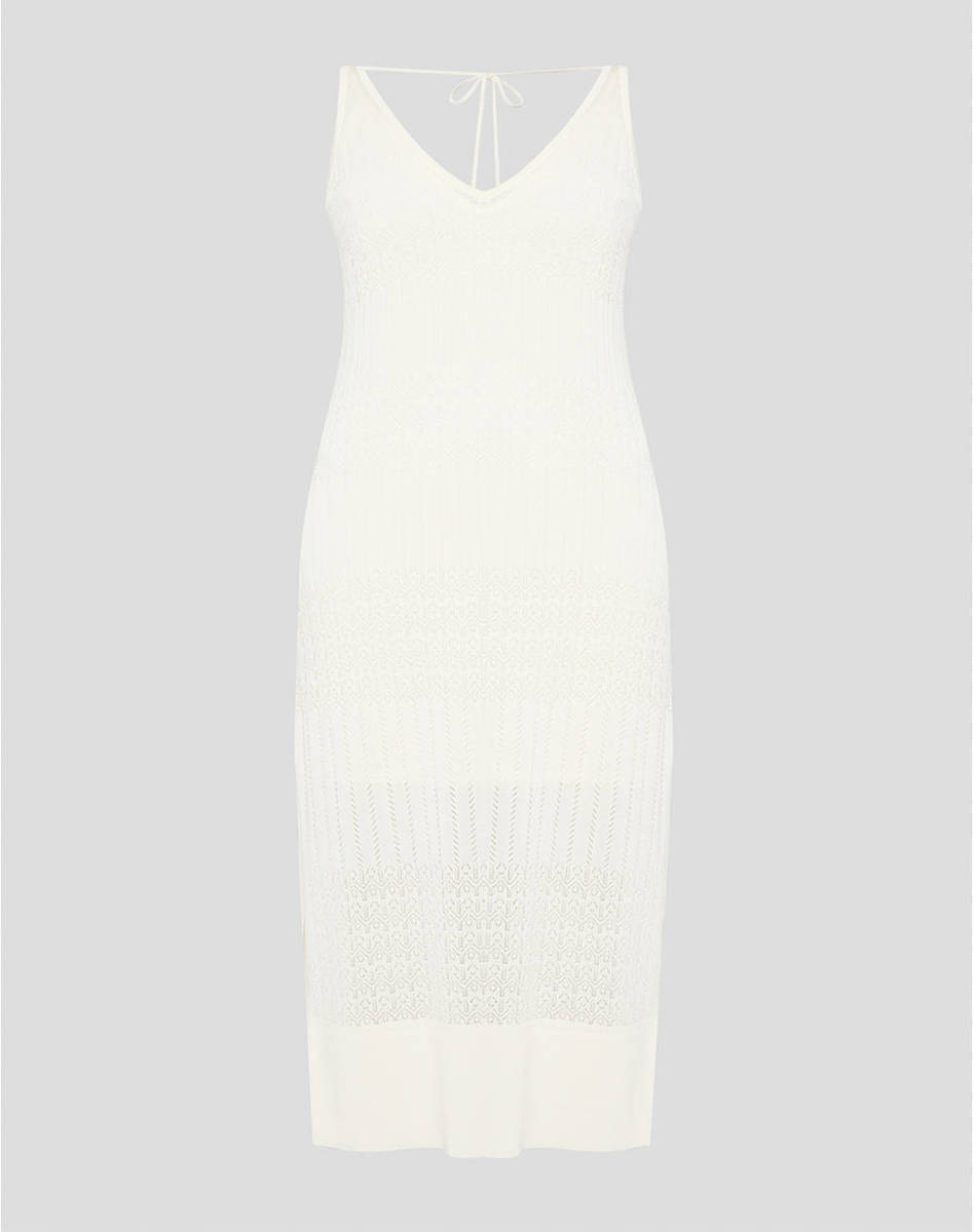 Hugo Boss Maxi Dress Off White 50535506-118 | Skroutz.mt