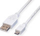 Roline Cable 11.99.8755 From Usb Type A M To Usb Micro B M 3m White