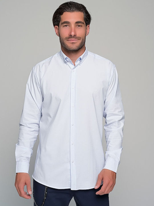 Ben Tailor Santiago Long-sleeved Cotton Shirt S...