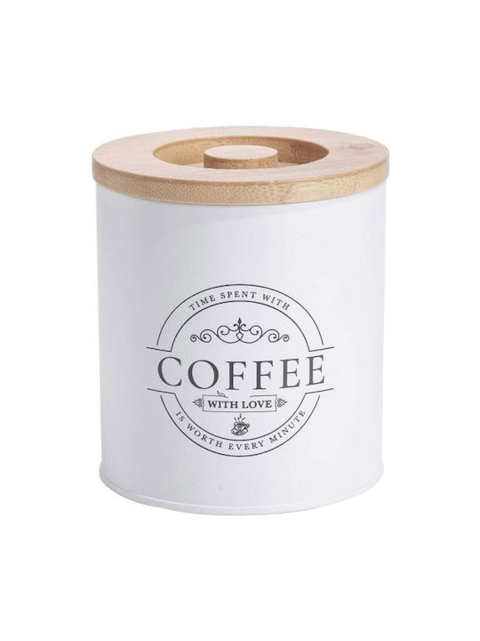 Bormioli Rocco Glass Brown Coffee Jar with Lid 11.2x15x15cm 1 Piece