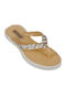 Kinder Flip Flops Beige