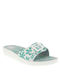 Women's Flat Sandals in Green Color