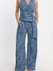 Women's Blue. Set with Pants