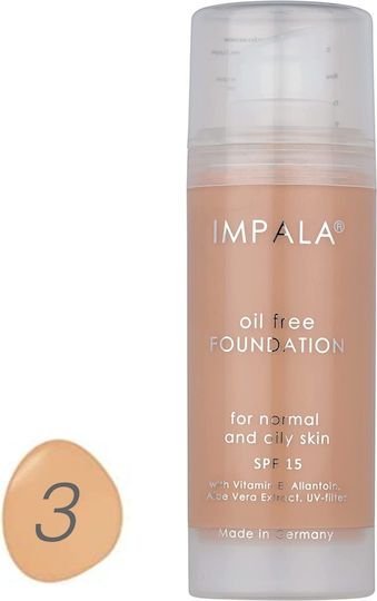 Impala Cosmetics Mov/alb SPF15 №3 35gr