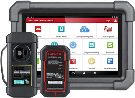 Launch Диагностичен инструмент за автомобили OBD 2 с Bluetooth Съвместим с Android