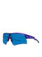 Polaroid Unisex Sunglasses with Purple Horn-Rimmed Frame and Purple Polarized Lenses PLD7024/S 99B/3V